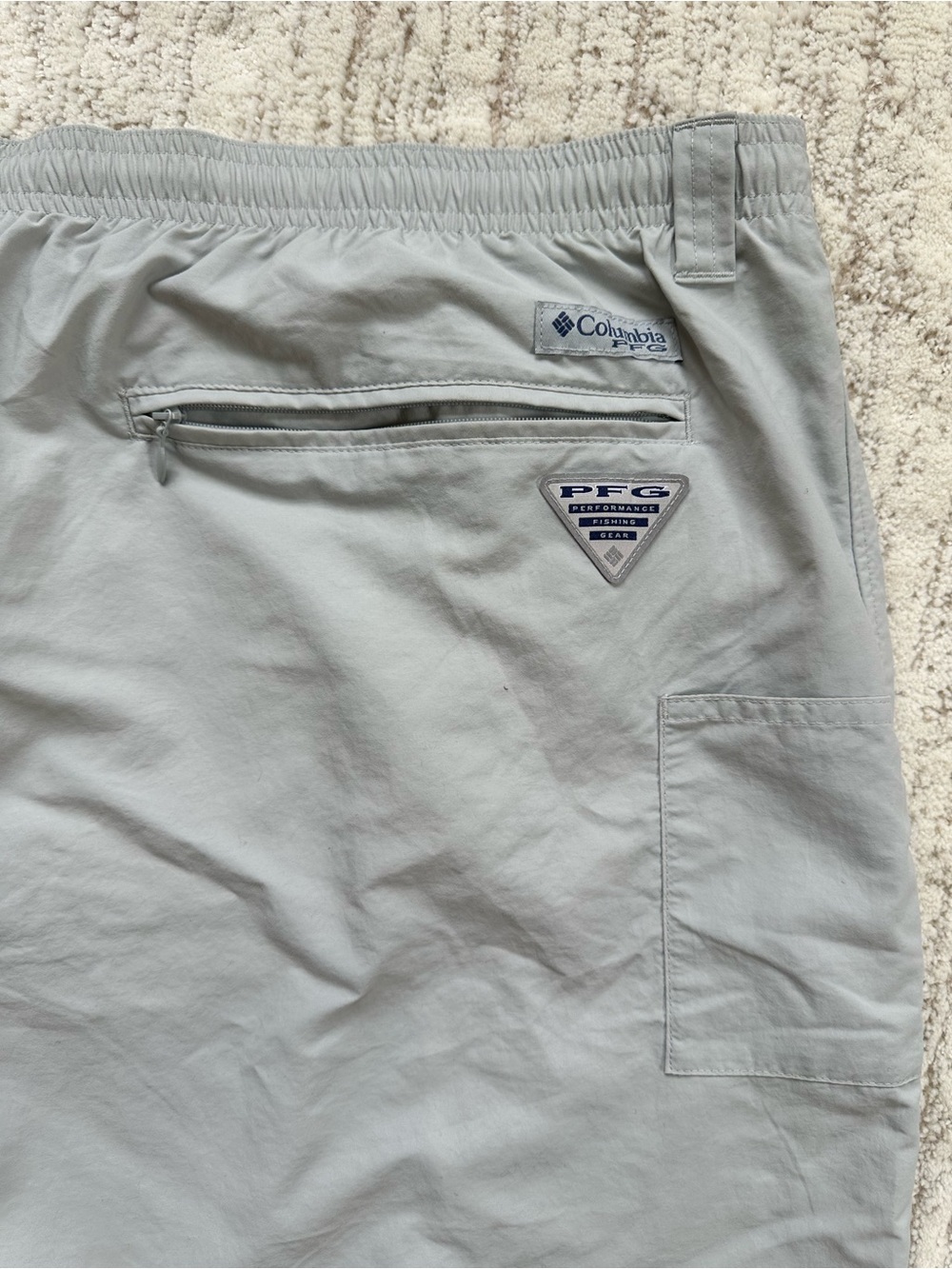 Columbia PFG Backcast III Water Shorts Big&Tall Size 3XL 8” Inseam Cool Grey - Picture 4 of 12